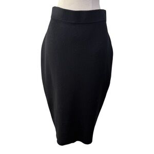 Elegant Black Pencil Skirt